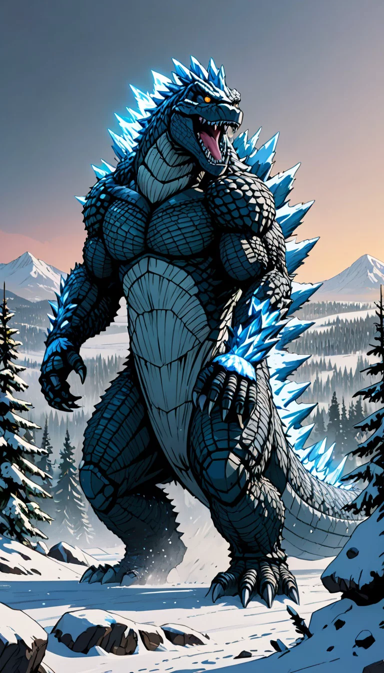 Chat with AI character: Snow Godzilla