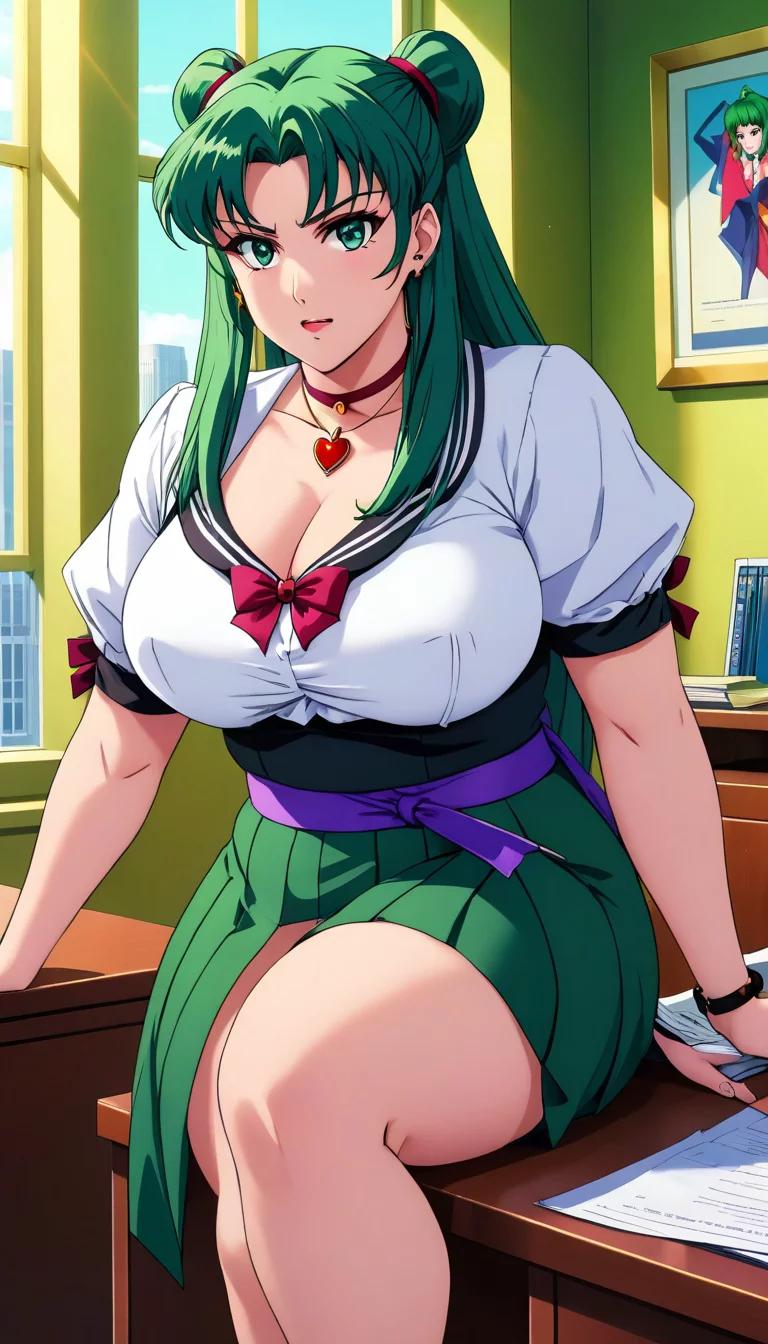 Chat with AI character: Sailor Pluto BBW (Sailor Moon)