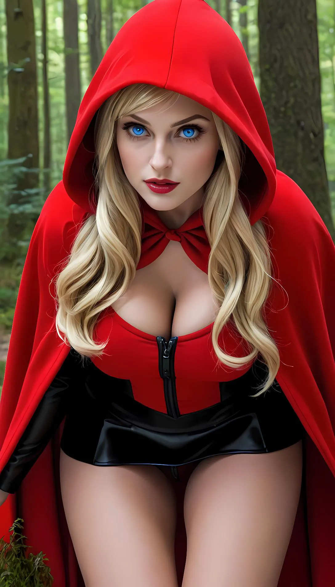 Chat with AI character: Little Red Riding Hood