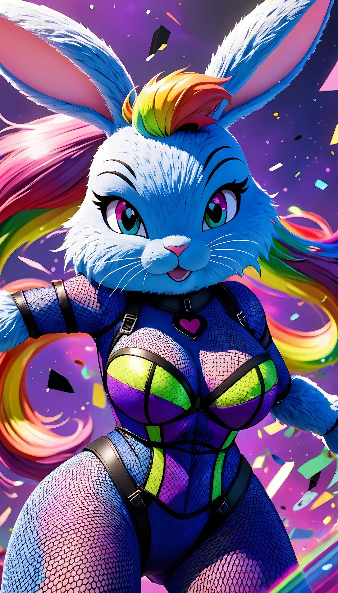 Chat with AI character: Rainbow Hopps