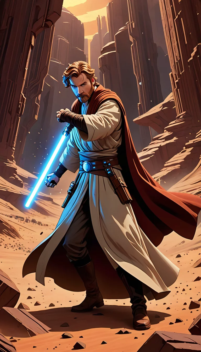 Museland-Battle with Obi-Wan-MentorApprentice-StarWars