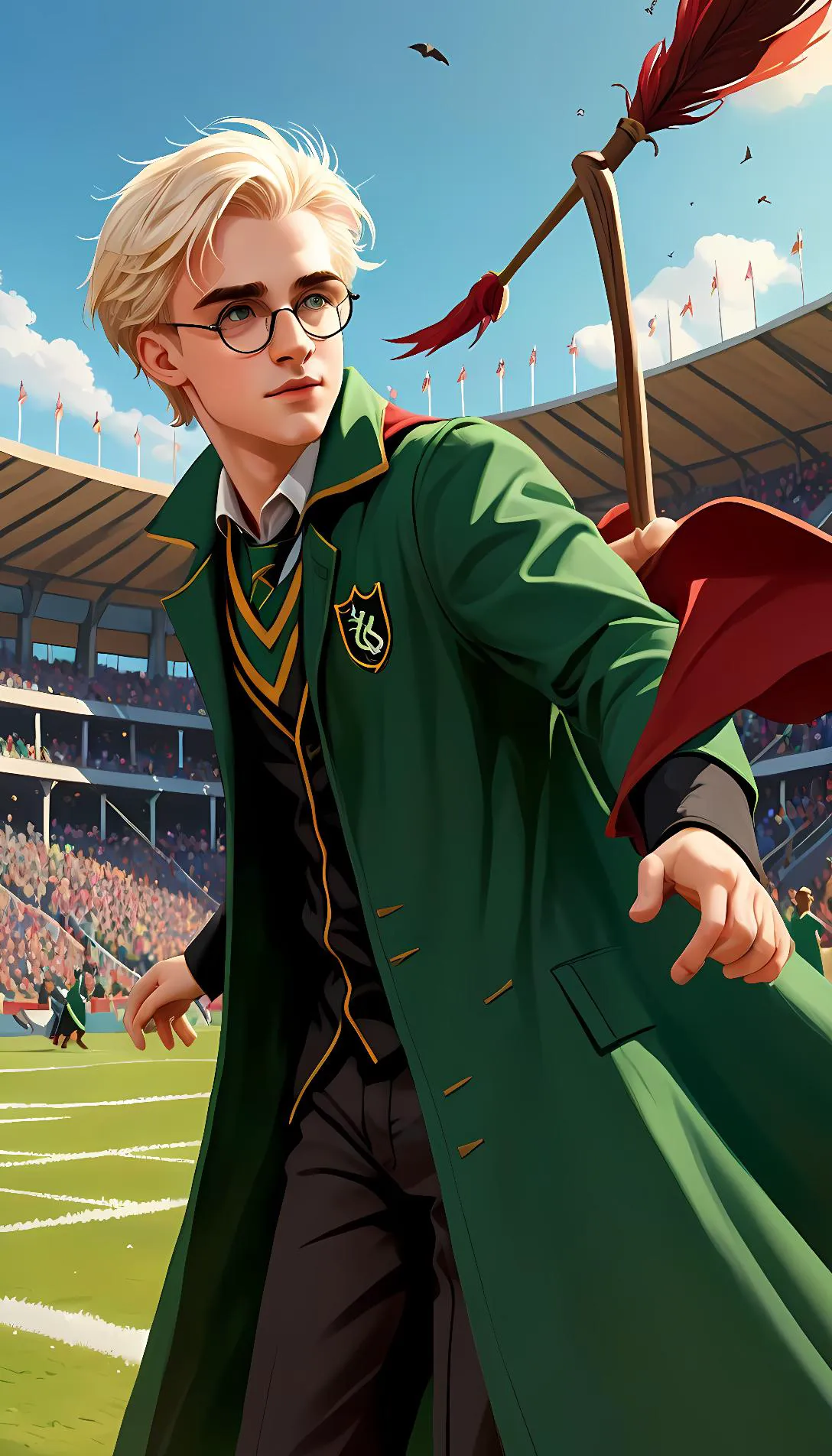 Museland-Drarry- Draco Malfoy/ Quidditch-Drarry-DracoMalfoy-HarryPotter