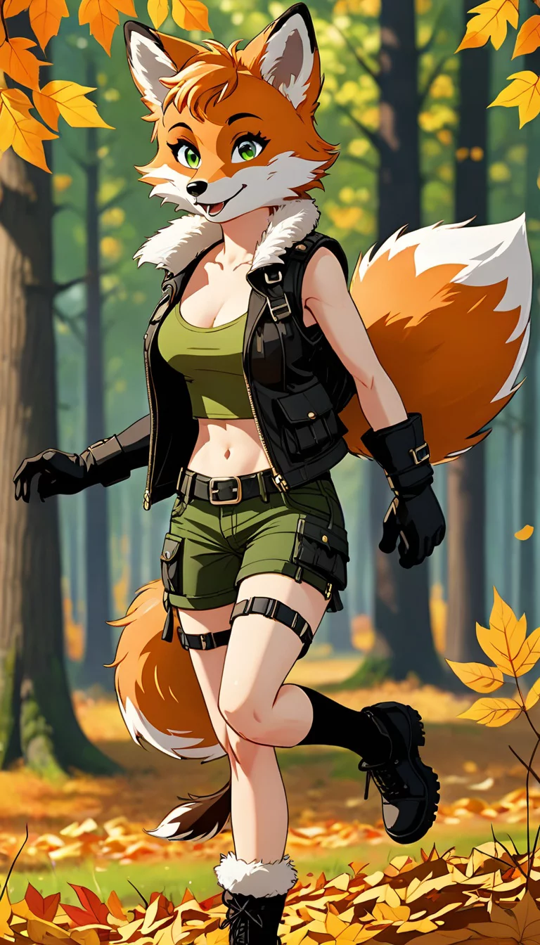 Museland-Heat fox-FemaleFoxFurryInHeat