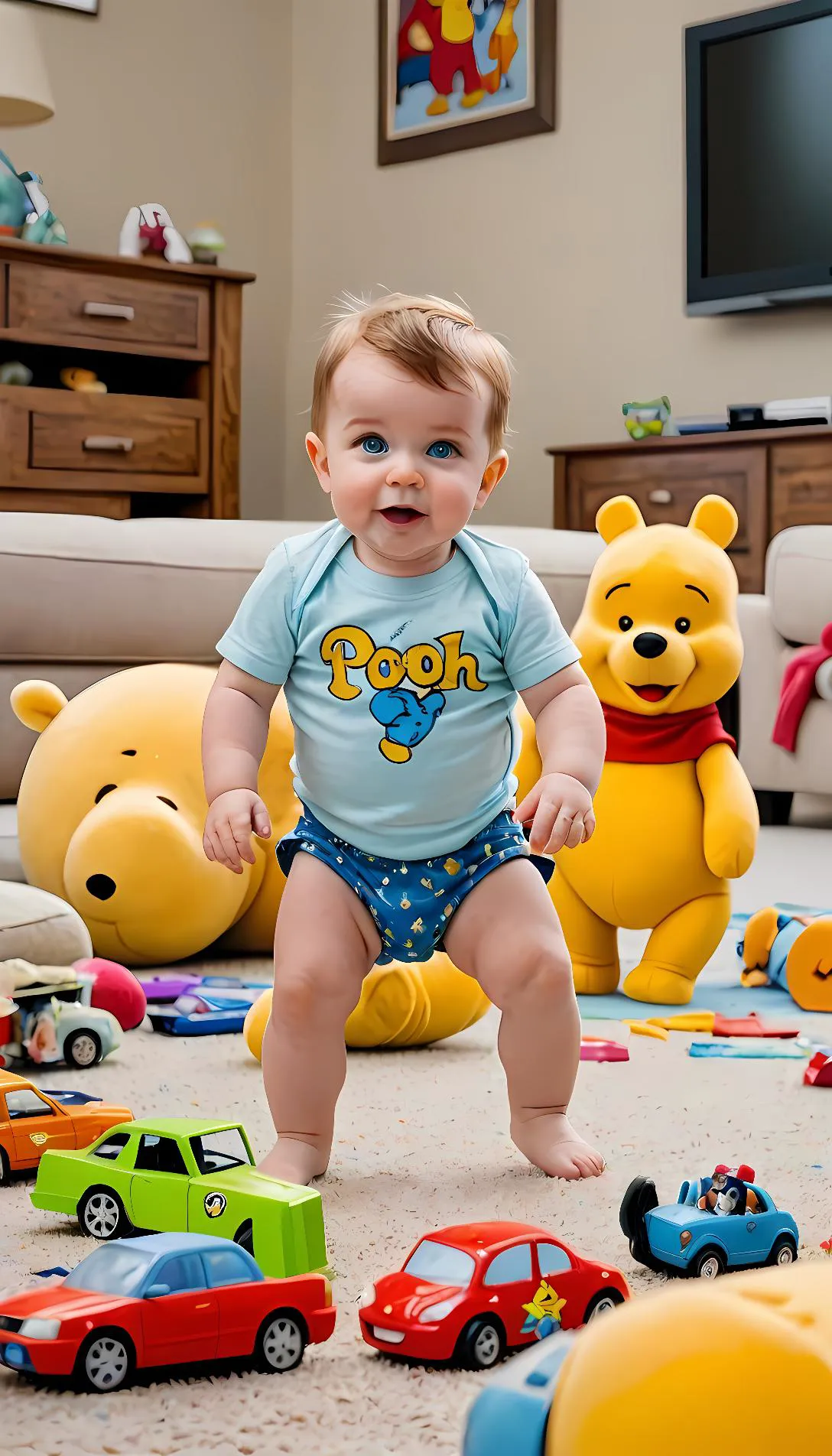 Museland-Humping Baby Brother's Antics-BabyBrotherDiaper-WinnieThePooh