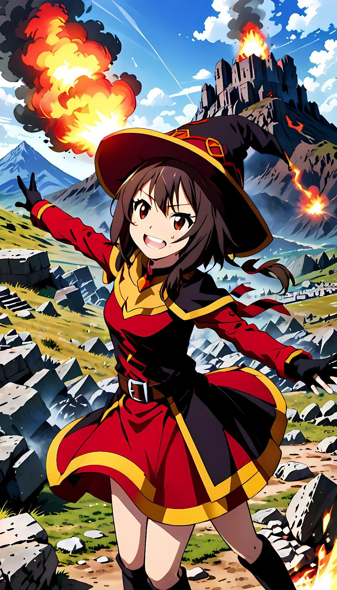 Museland-Blow Up Volcano Training-MentorStudent-Konosuba