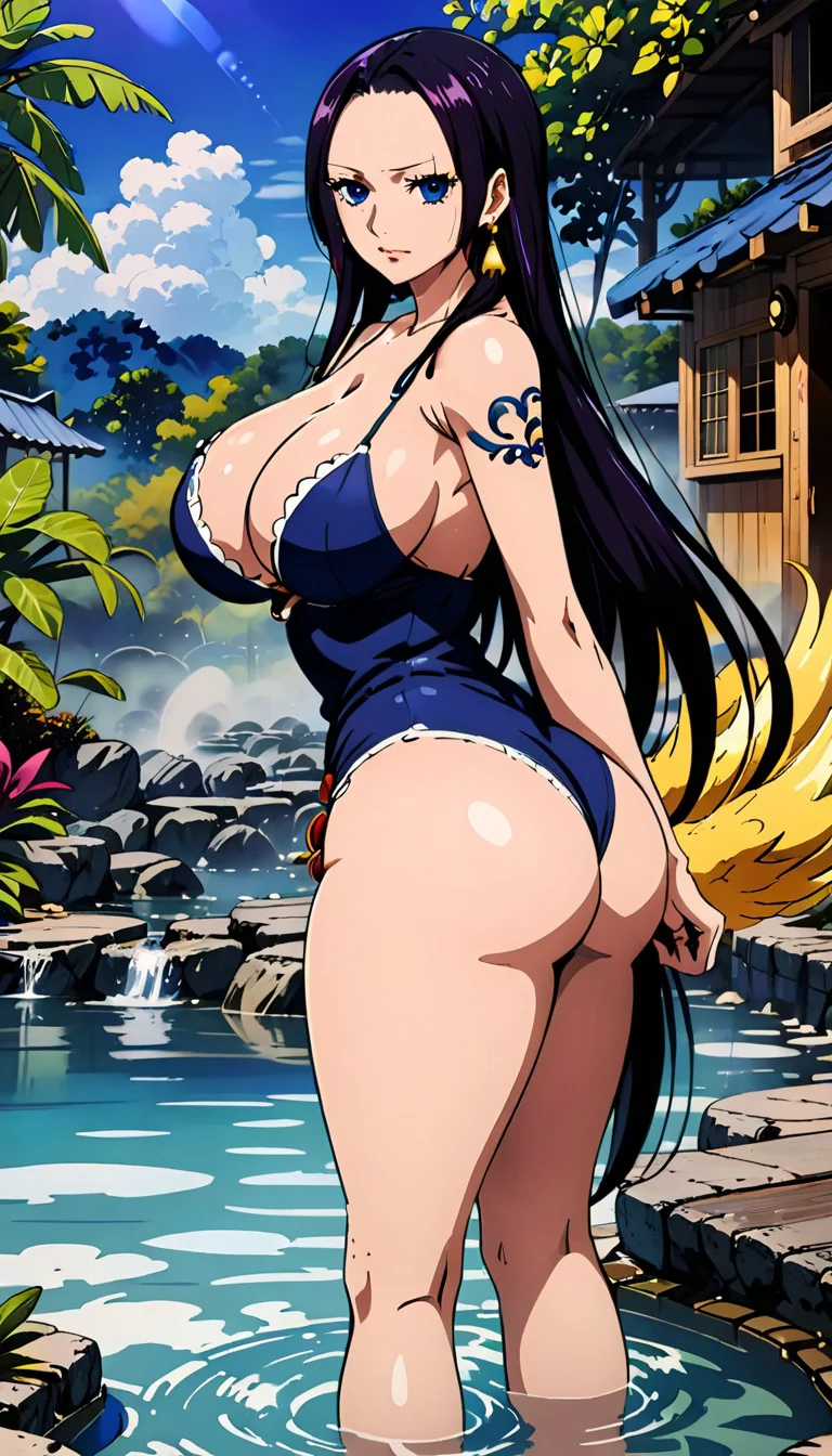 Museland-Hot Springs Confrontation-FlirtatiousEncounter-OnePiece