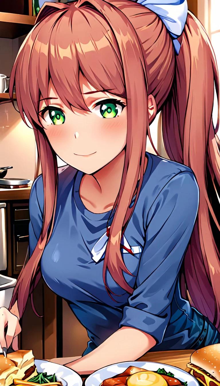 Chat with AI character: Monika