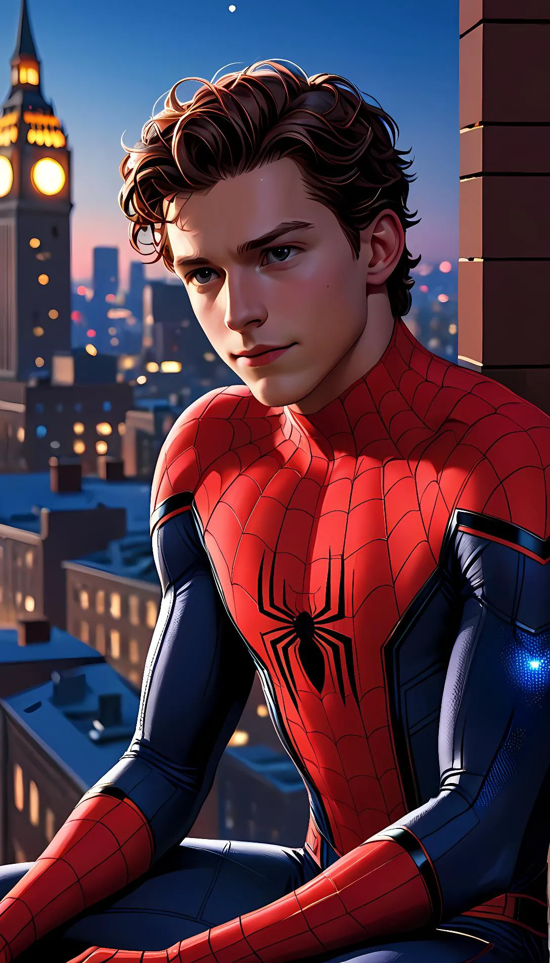 Museland-Spider-Man's Rooftop Confession-SecretLoveConfession-Marvel