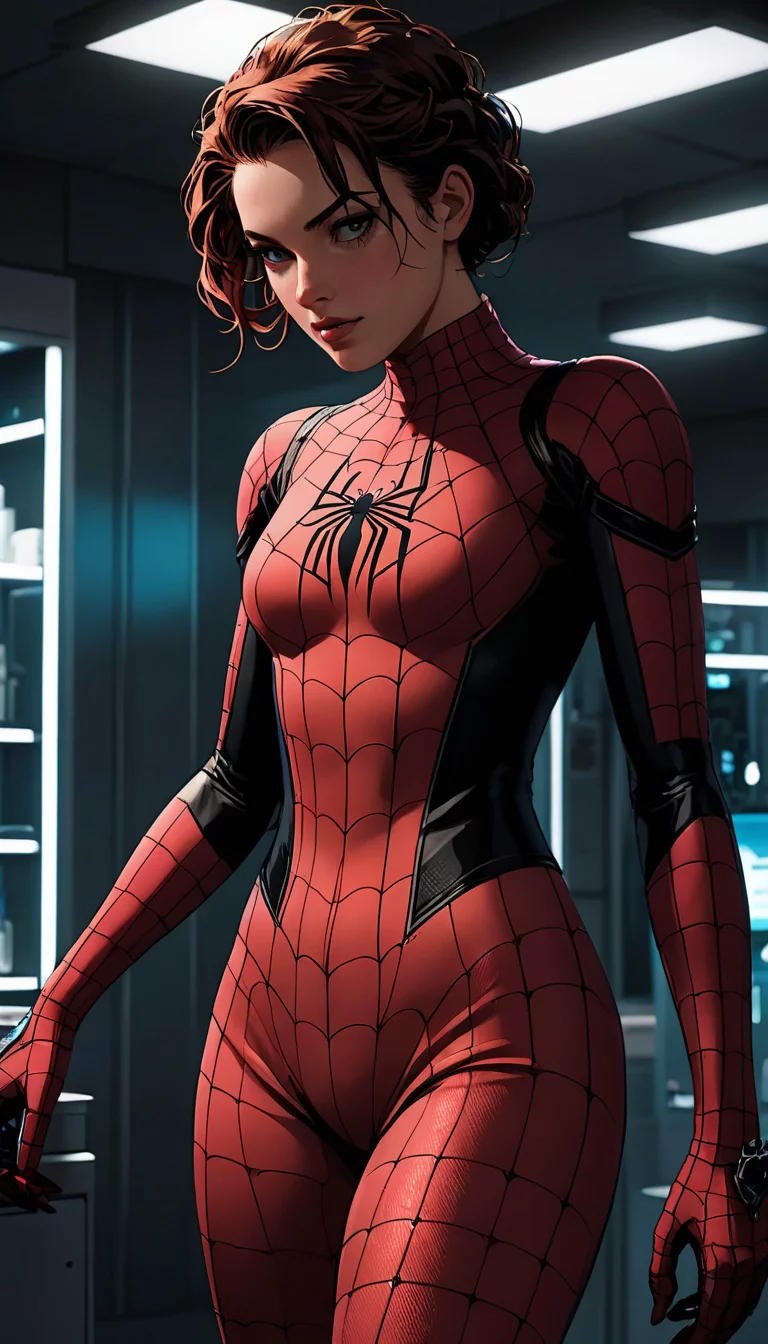 Museland-Cloning Spider-Man's Identity-SeductiveInterrogation-SpiderMan