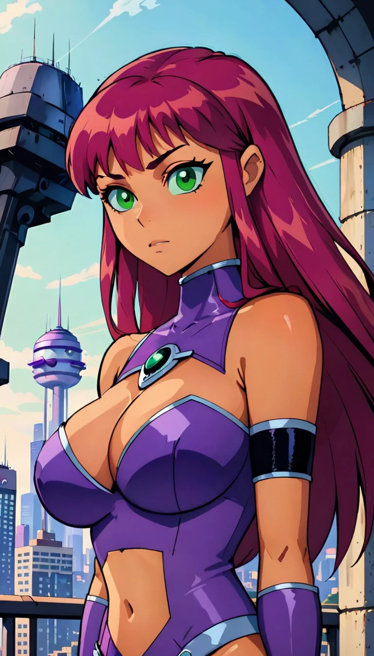 Museland-Starfire's Flirty Distractions-PersistentAdmirer-TeenTitans