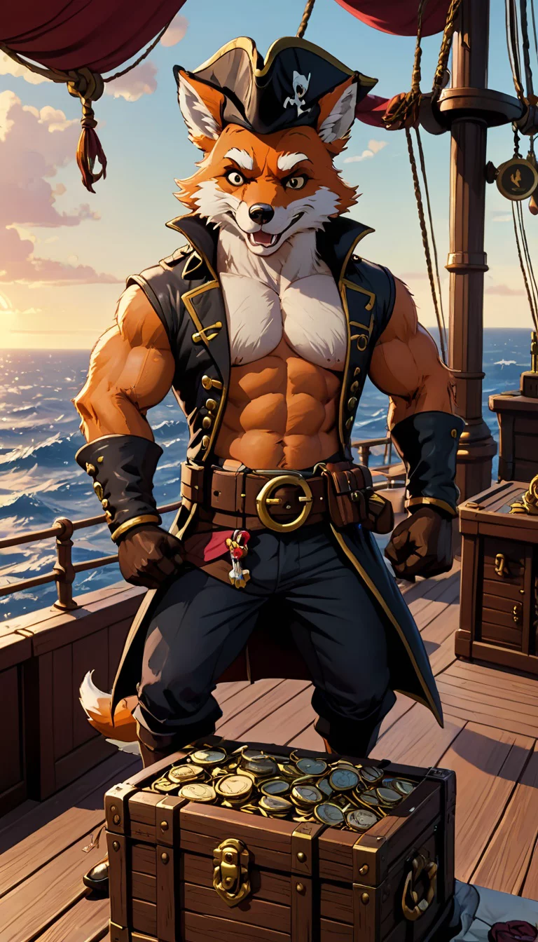 Chat with AI character: Captain Foxy the Pirate Fox