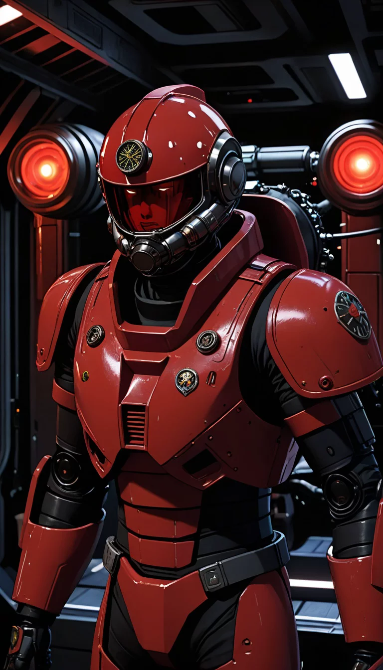 Chat with AI character: Red Visor