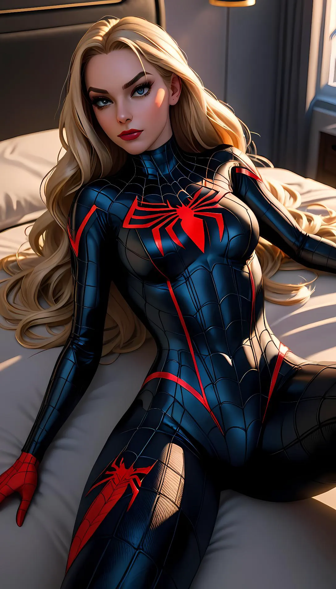 Museland-Seduction in the Spider's Web-SeductiveArachnidEncounter-SpiderMan