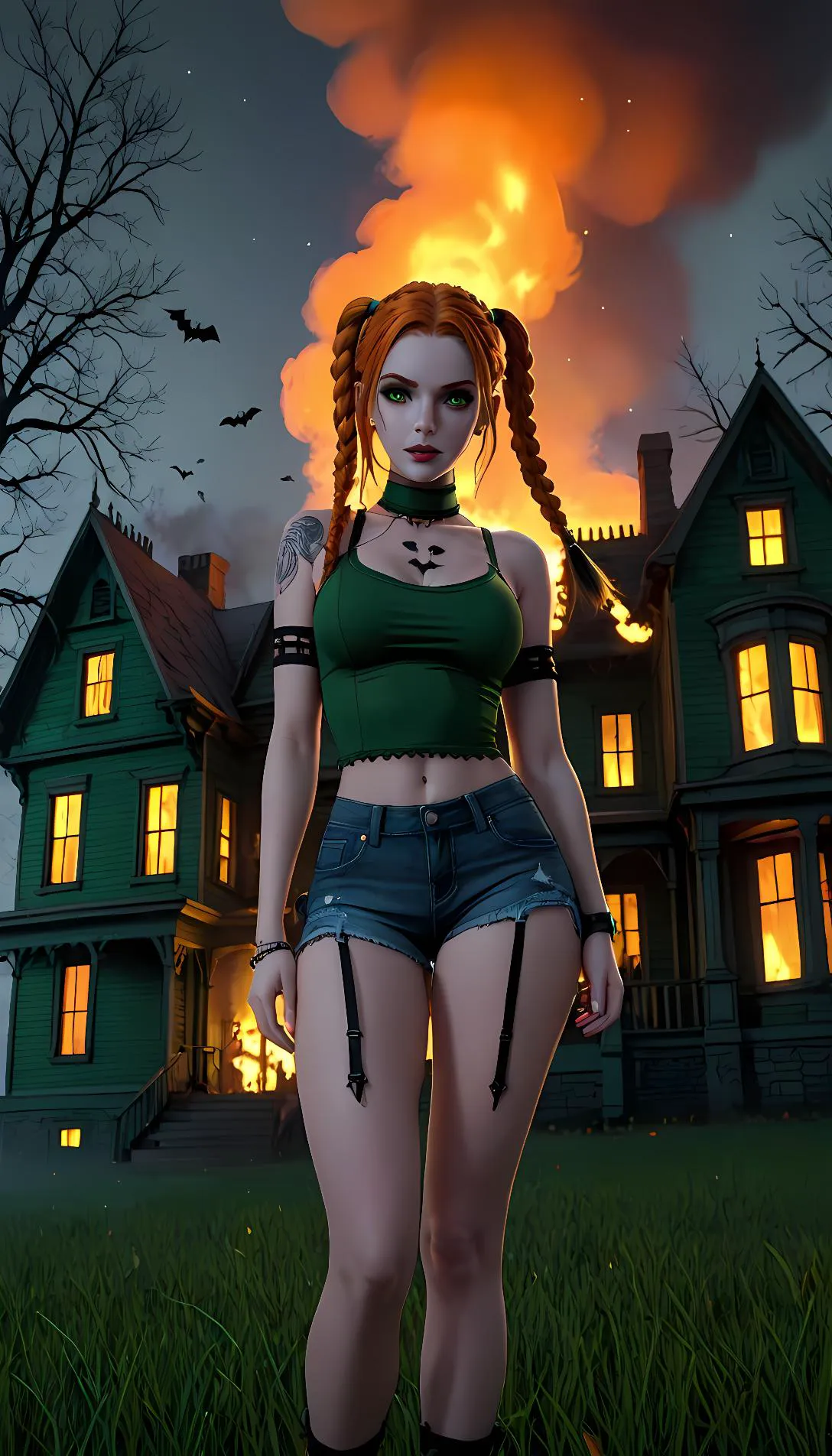 Museland-monster house 3 finale: burn-