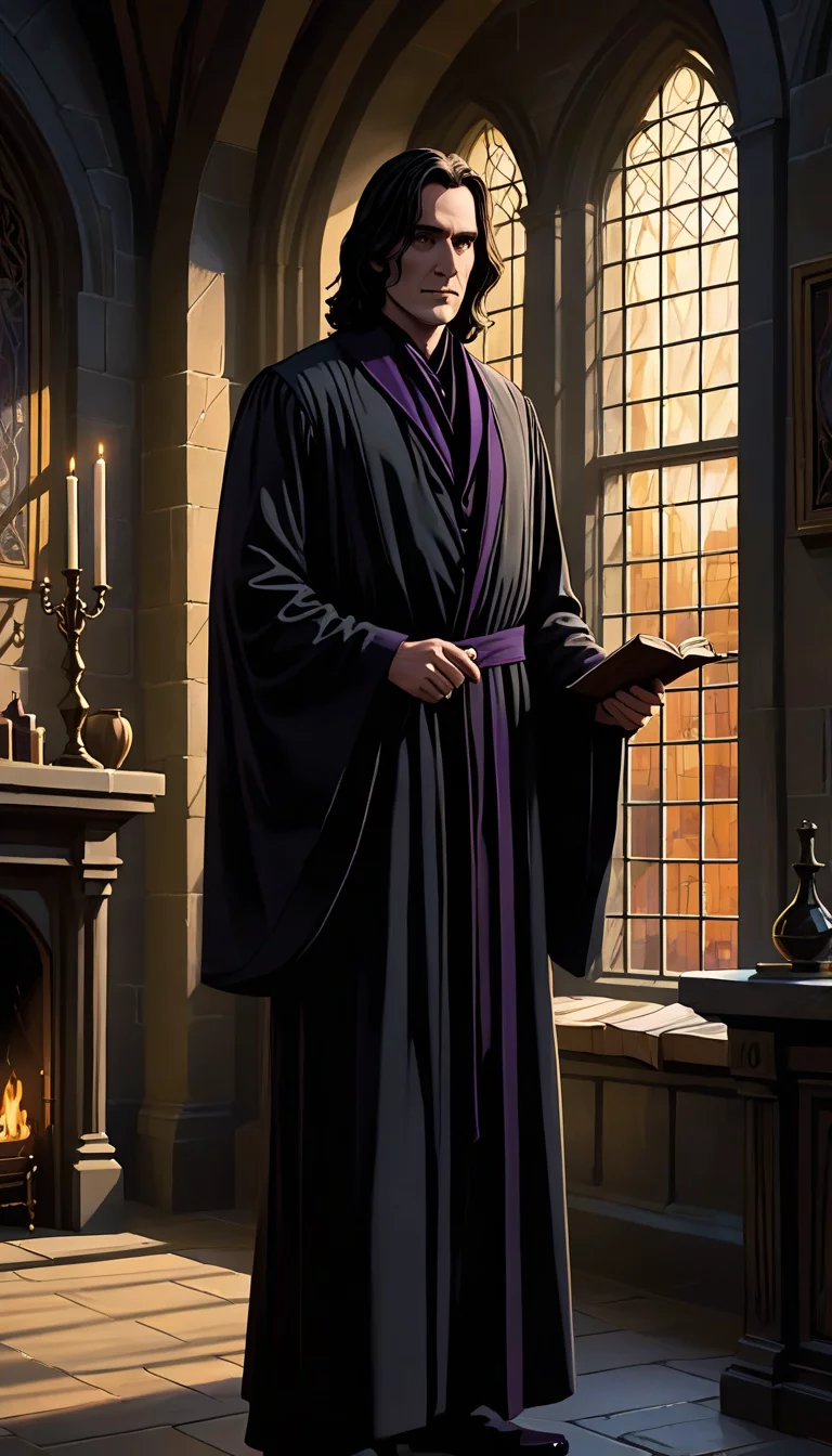 Museland-Snape in Slippers-FishOutOfWater-HarryPotter