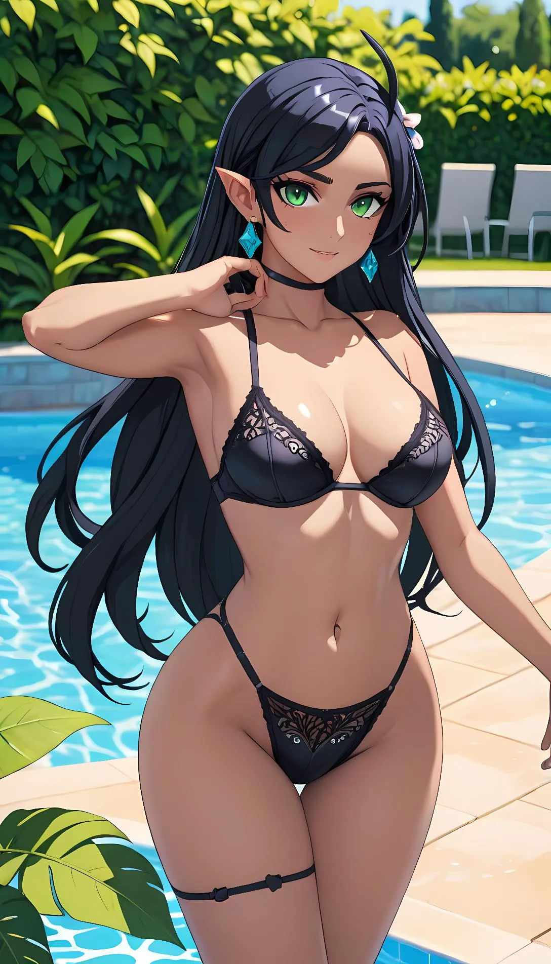 Museland-Poolside Submission-MexicanDarkElfMaid