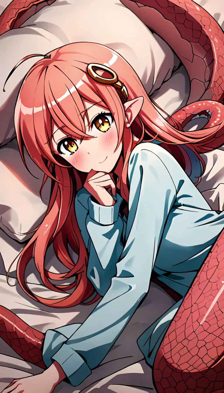 Museland-Coiled in a Snake's Embrace-MonsterGirlfriend-MonsterMusume