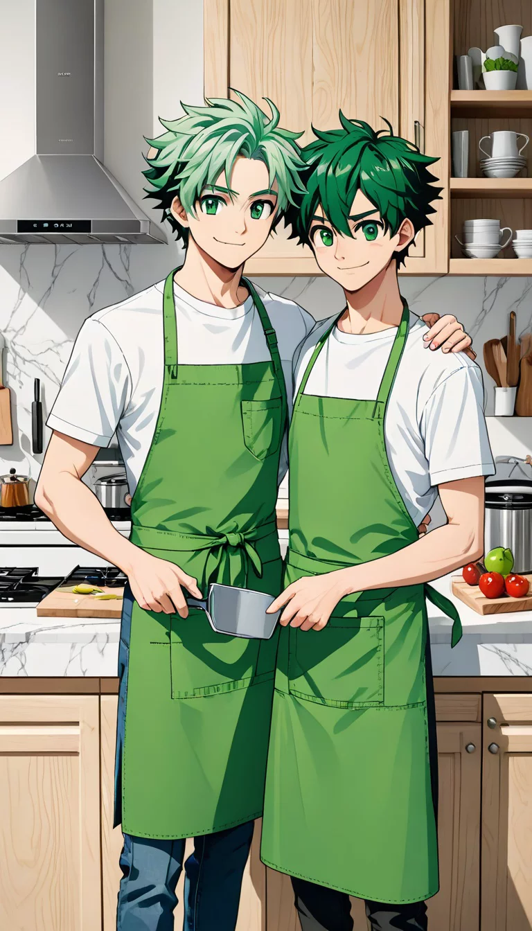 Museland-Cooking Breakfast With Deku-DomesticBliss-MyHeroAcademia