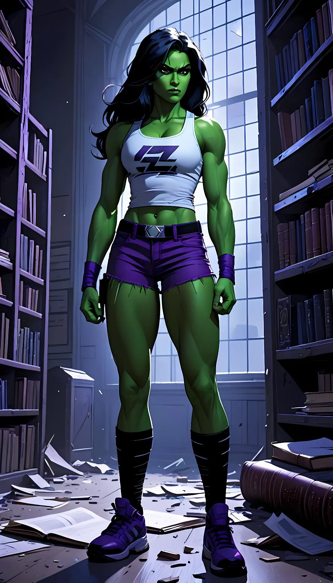 Museland-Rescue in the Haunted Library-SheHulk-UnexpectedHero