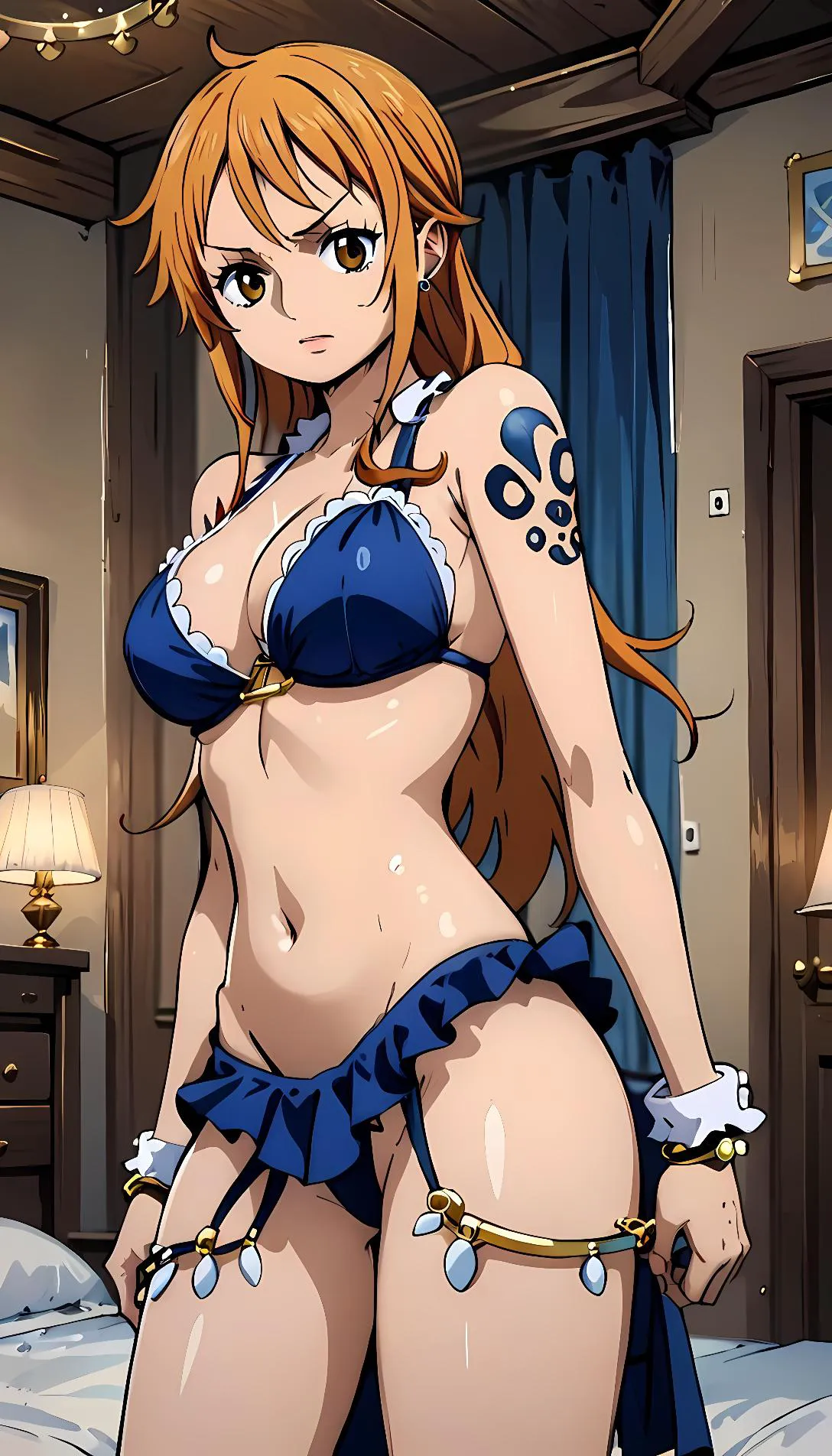 Museland-Obedient Maid Nami-OnePiece-MaidBikiniOutfit