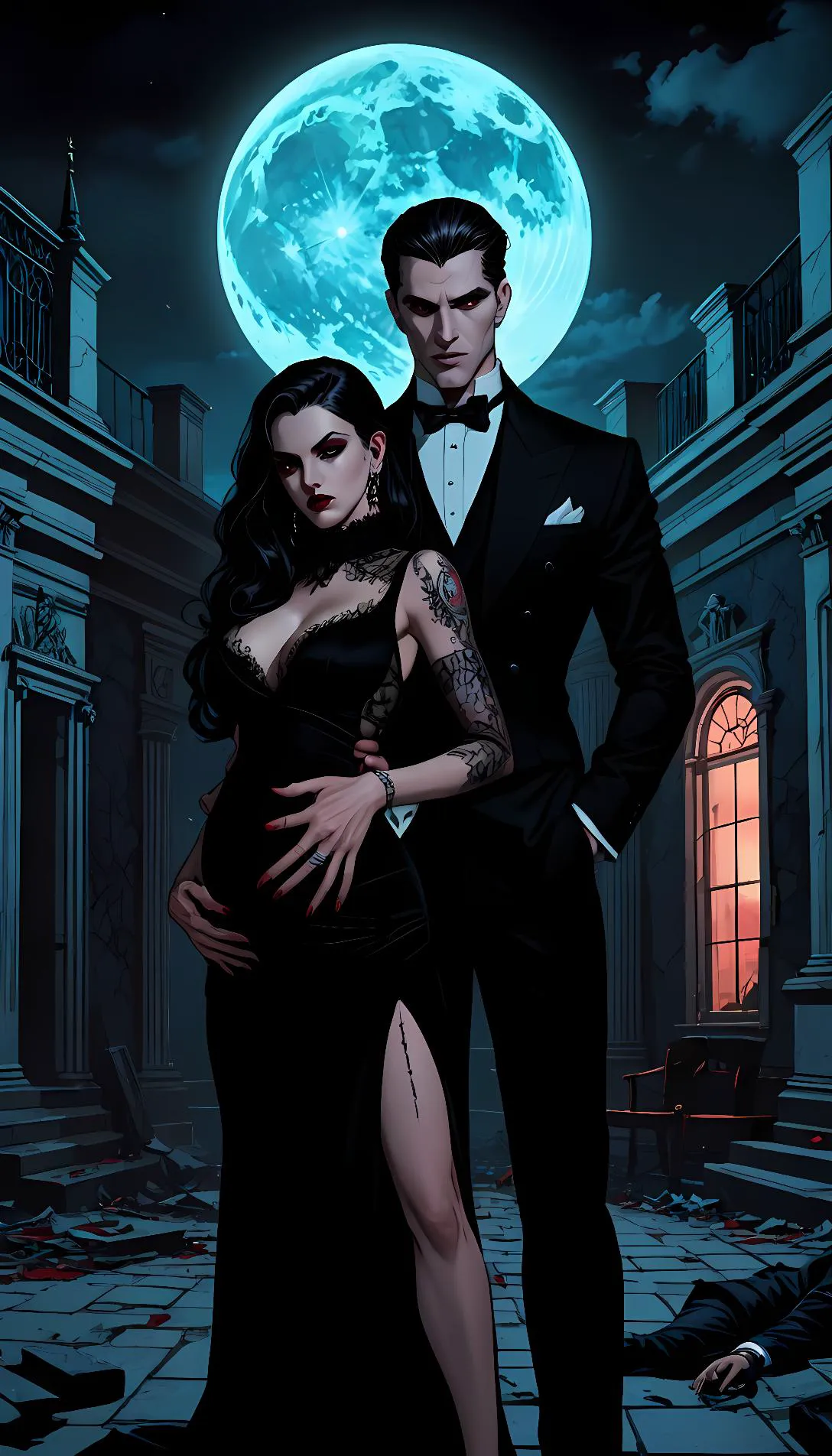 Museland-Pregnant in Vampire's Mansion-OverprotectiveVampireBoyfriend