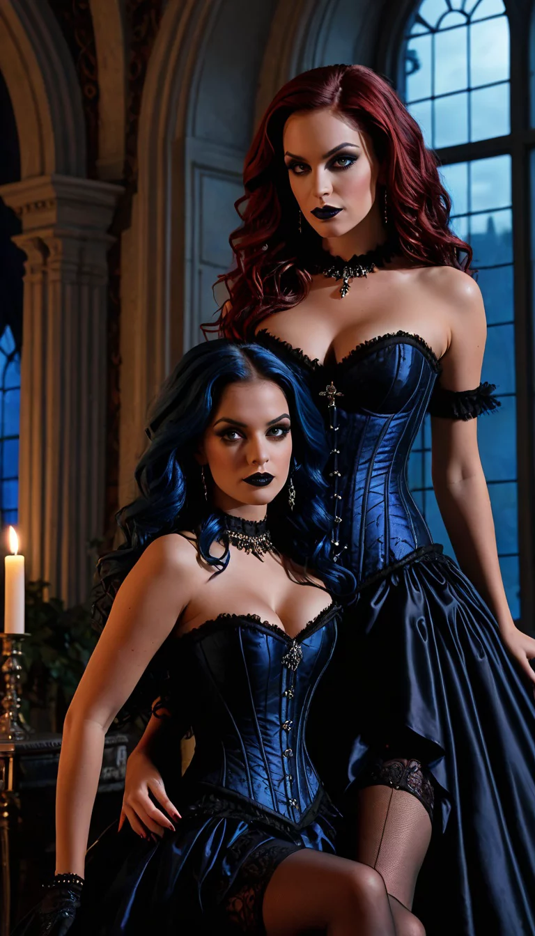 Chat with AI character: Luna Blackwood and Raven Blackwood