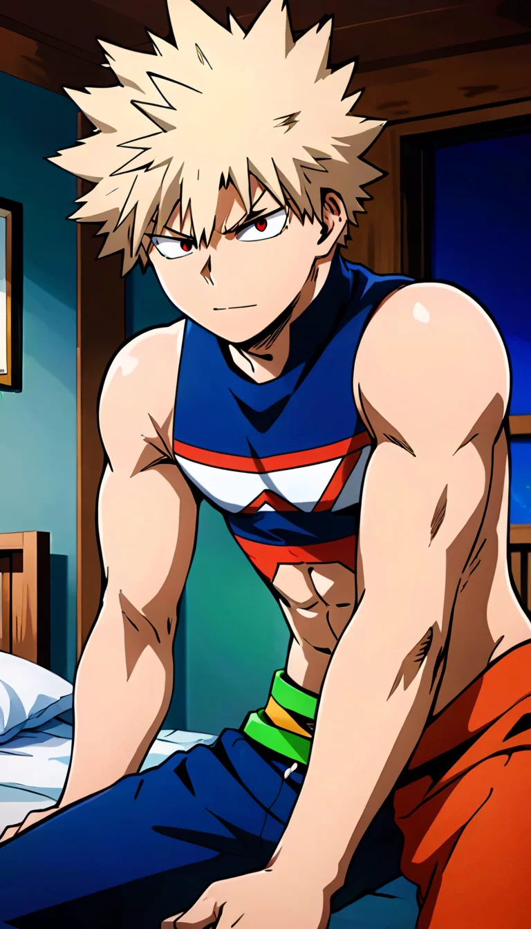 Museland-Slapped by Bakugo-ArrogantConfidentTaunting-MyHeroAcademia