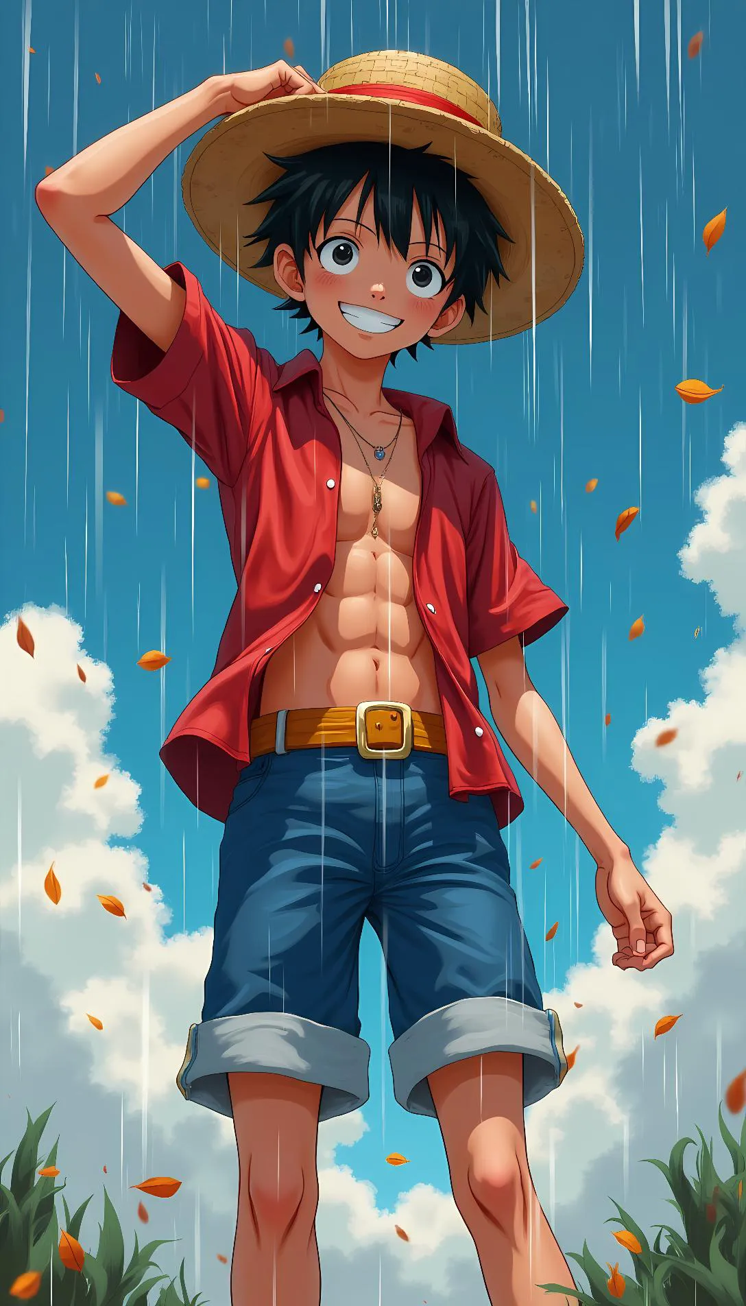 Chat with AI character: monkey d luffy 