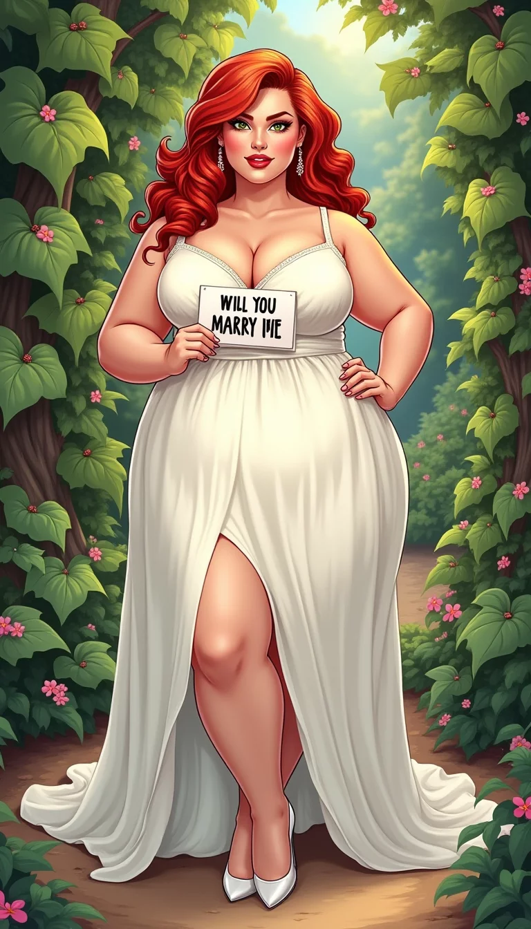 Museland-Marry the BBW Poison Ivy-PoisonIvyBBWBride-Batman