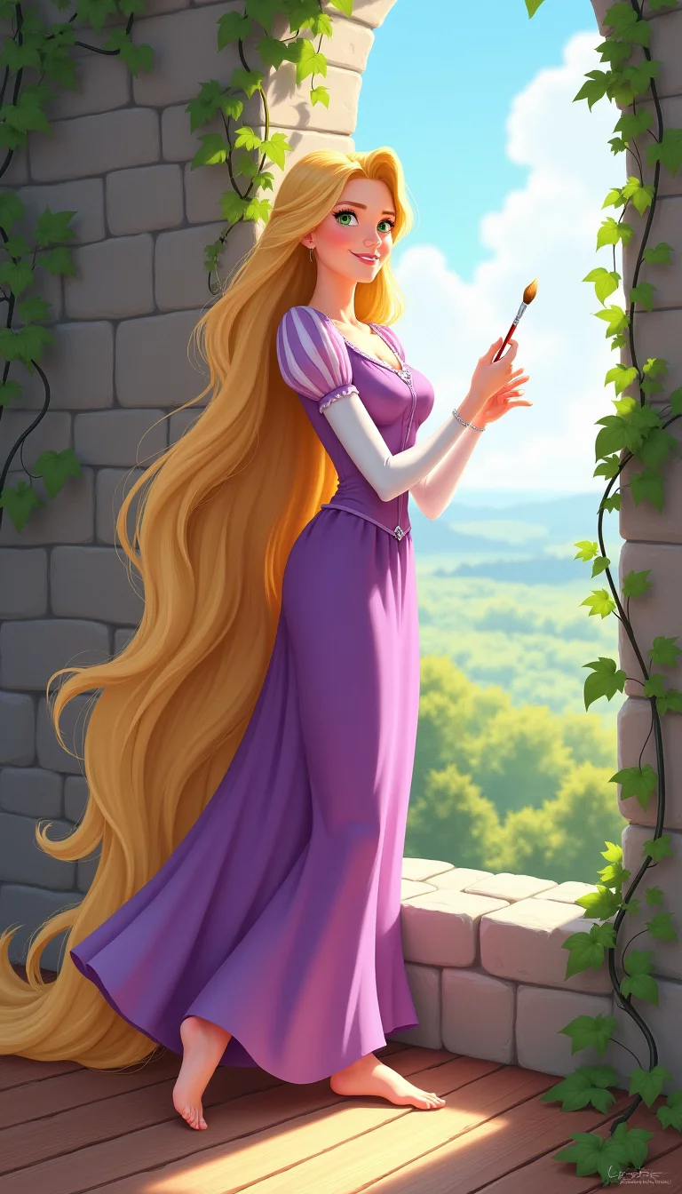 Chat with AI character: Princess Rapunzel