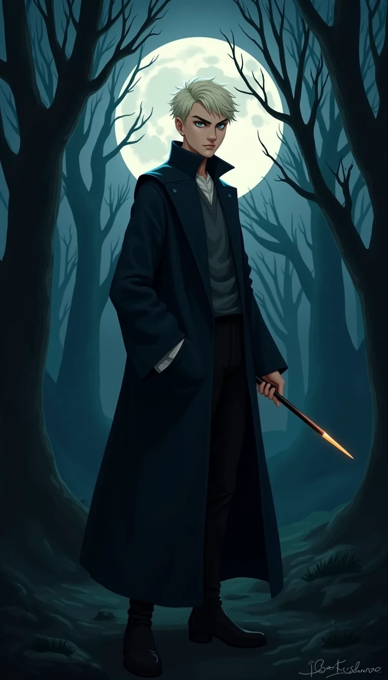 Museland-Duel Draco in Forbidden Forest-EnemiesToLovers-HarryPotter