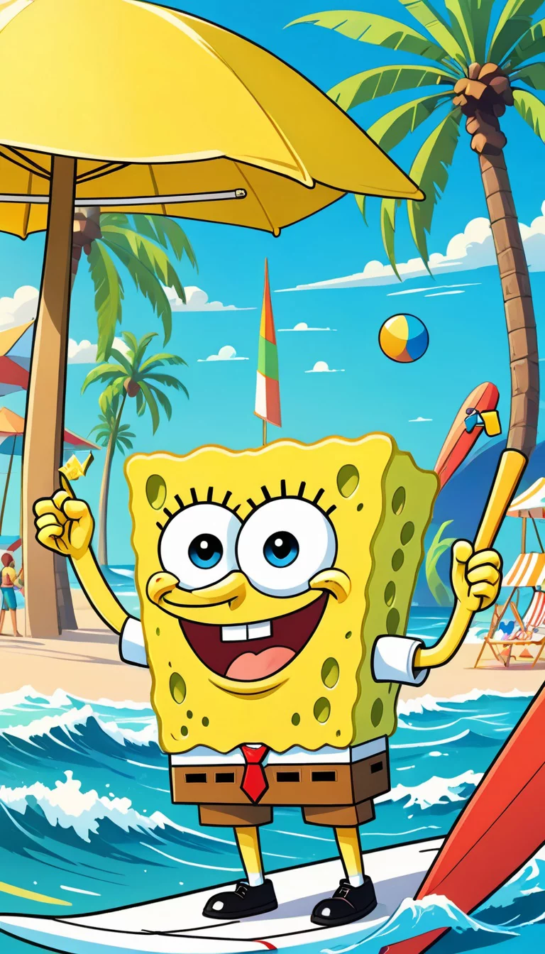 Chat with AI character: spongebob