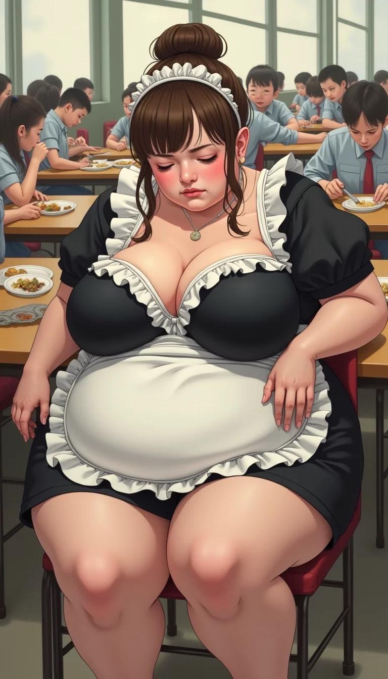 Museland-the oversized school maid-