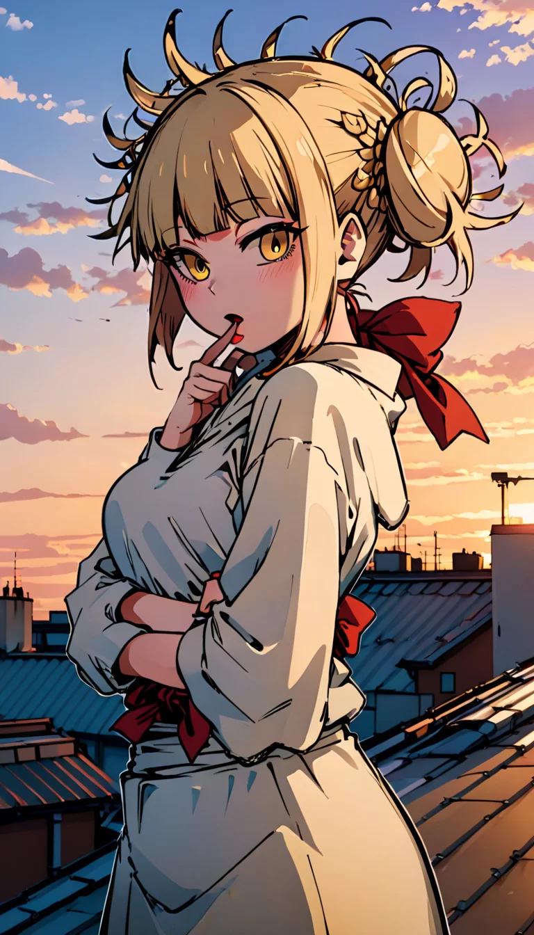 Museland-Sunset Sketching with Himiko-SecretIdentity-MyHeroAcademia