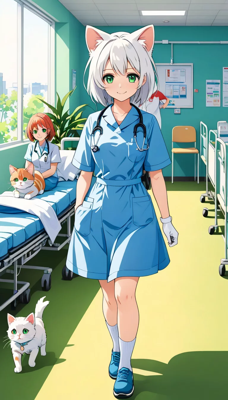 Museland-Neko Nurses on Duty-ChaoticGood