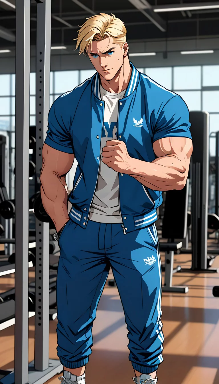 Museland-Flexing on the Gym Throne-HighSchoolBully