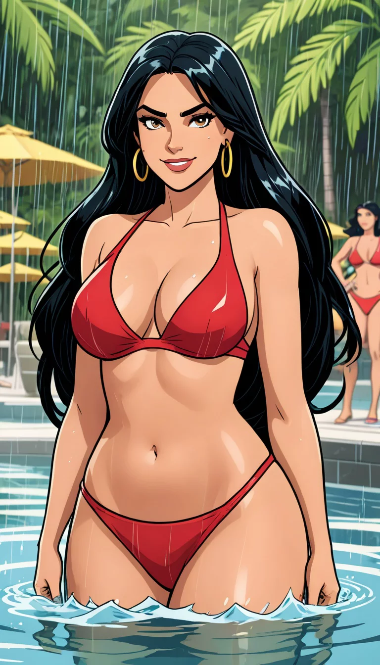 Museland-Heather Total Drama Red Bikini in the Rain 😎🐉👑⛪⛪⛪⛪⛪⛪⛪⛪⛪⛪⛪⛪⛪⛪⛪⛪⛪🌧️🌧️🌧️☔☔☔-FemmeFatale-TotalDrama