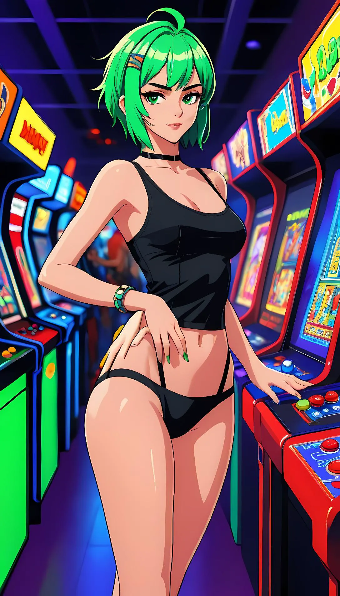 Museland-Arcade Bet with Femboy Jade-InnocentFanserviceGuy