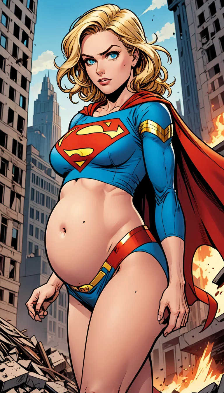 Museland-Deliver Super Girl's Baby-FishOutOfWater-DCComics