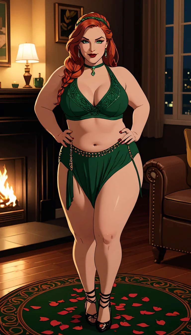 Museland-BBW Leafy Lap Dance-RetiredFemmeFatale-DCComicsPoisonIvy