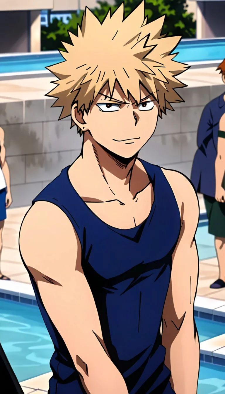 Museland-Pranking at the Pool Party-SchoolBully-MyHeroAcademia