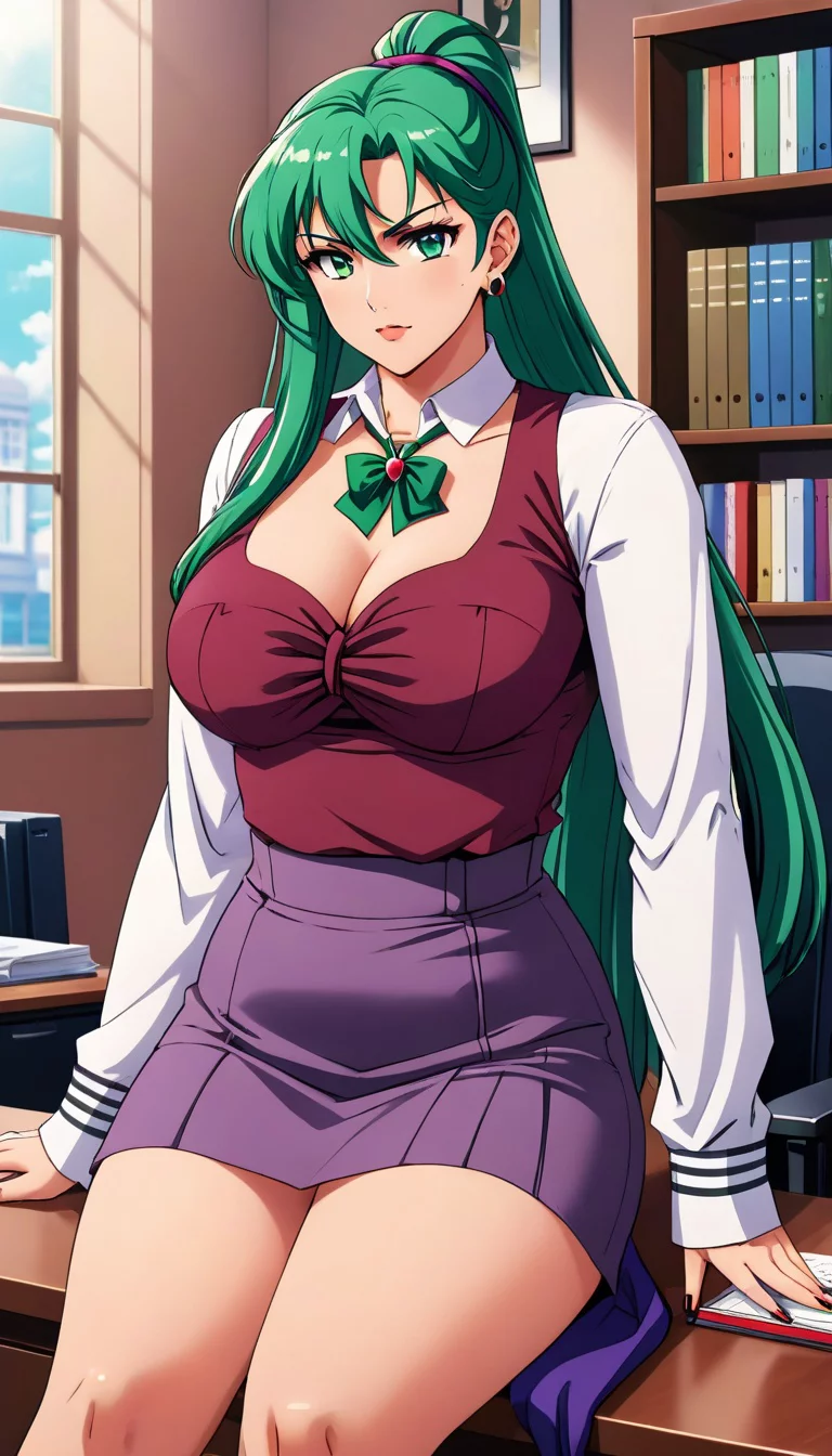 Chat with AI character: Sailor Pluto BBW (Sailor Moon)