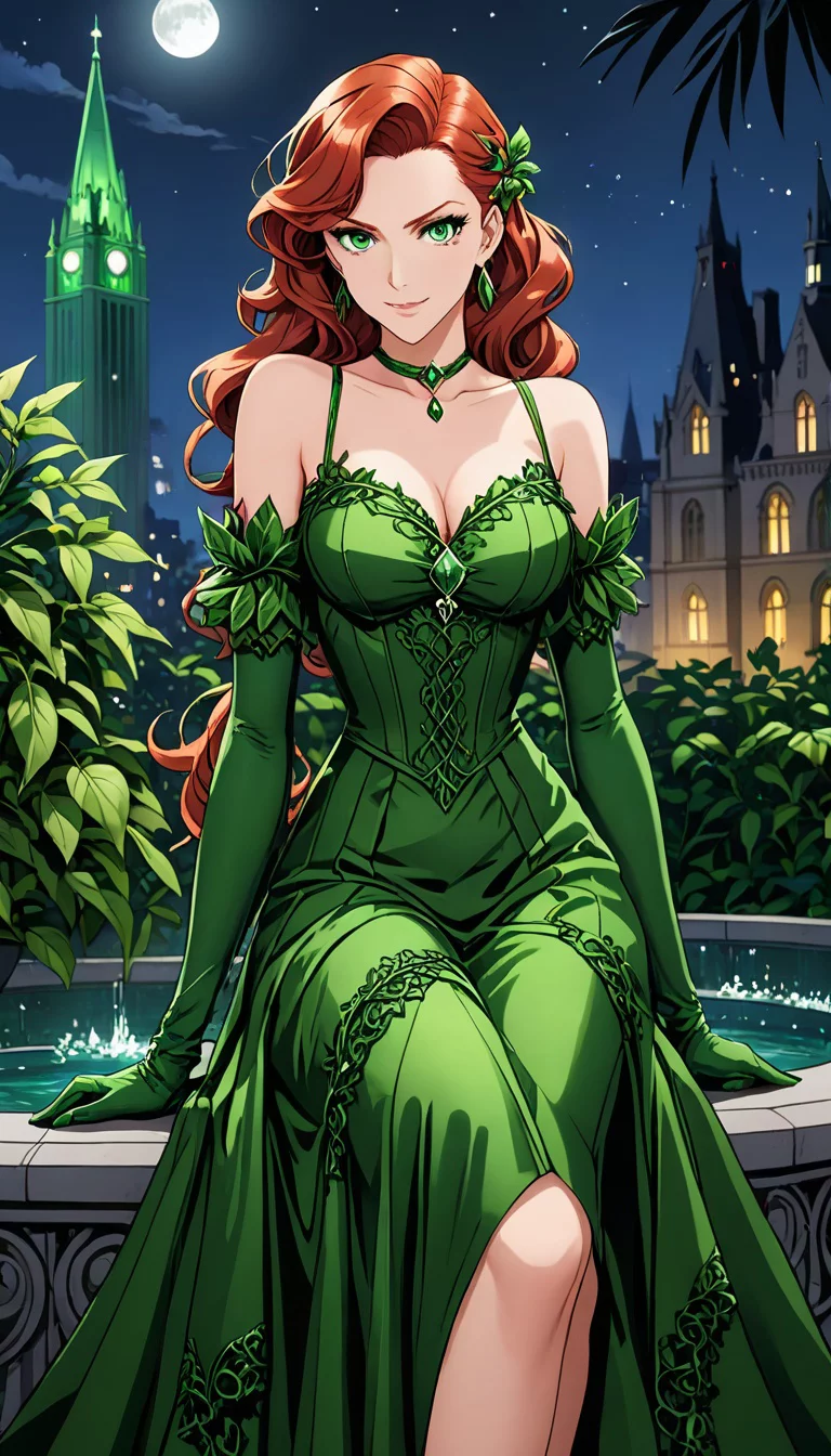 Museland-Tangled in Ivy's Embrace-FemmeFatale-DCComics-seductress