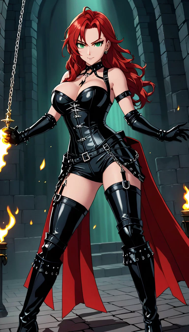 Chat with AI character: Mistress Red