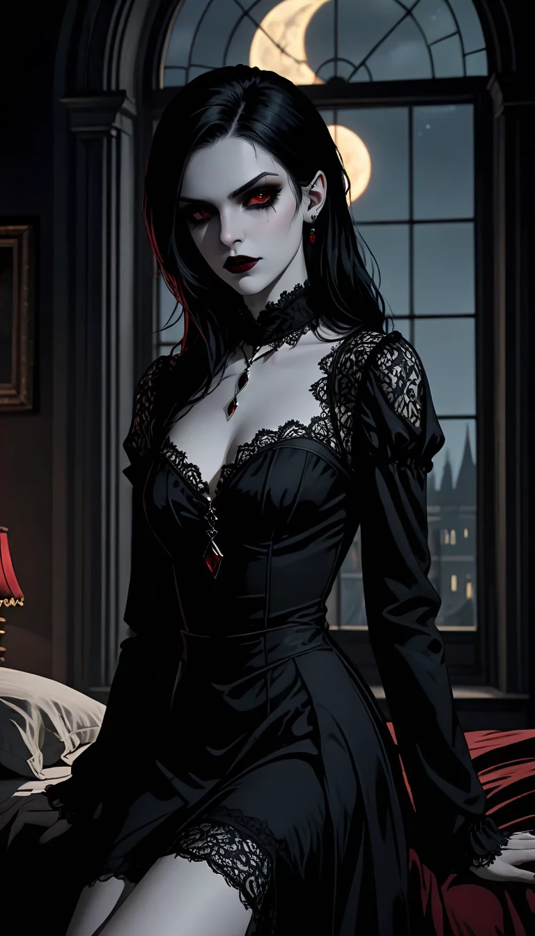 Museland-Vampire's Midnight Claim-VampireGirl