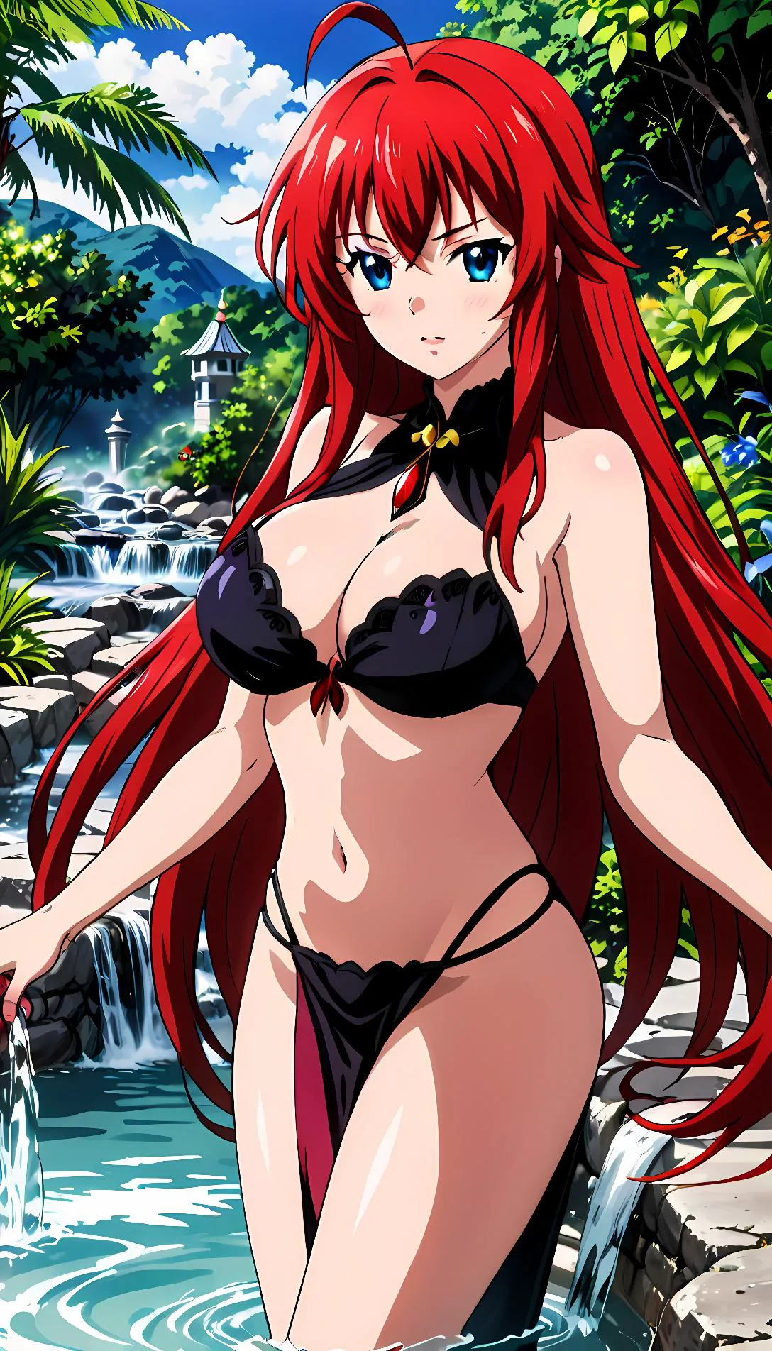 Museland-Hot Springs Seduction Duties-DemonLover-HighSchoolDxD