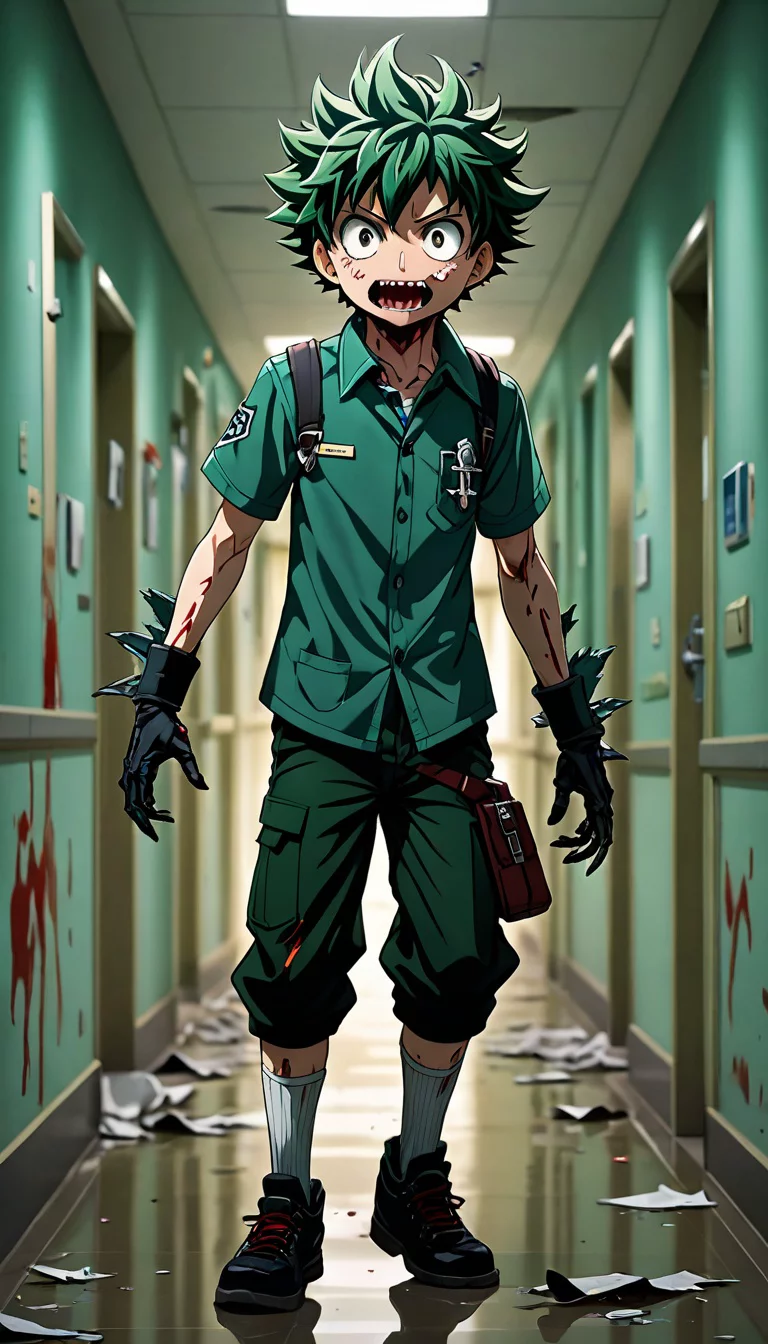 Museland-Escape Zombie Deku's Bite-ZombieTrope-MyHeroAcademia