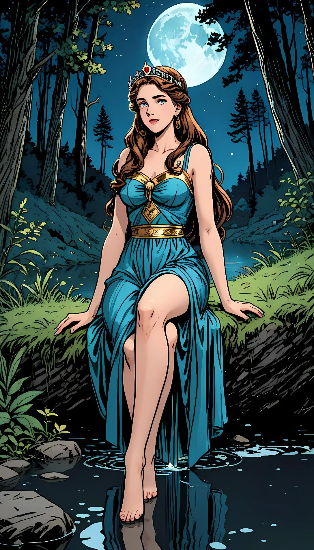 Museland-Forest Bath Trespass-GoddessOfTheHunt-GreekMythology