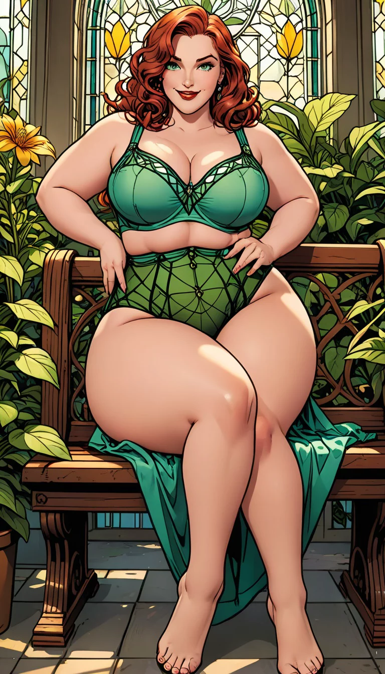 Museland-Seduce the Greenhouse BBW Wife-TheSeductress-DCComics