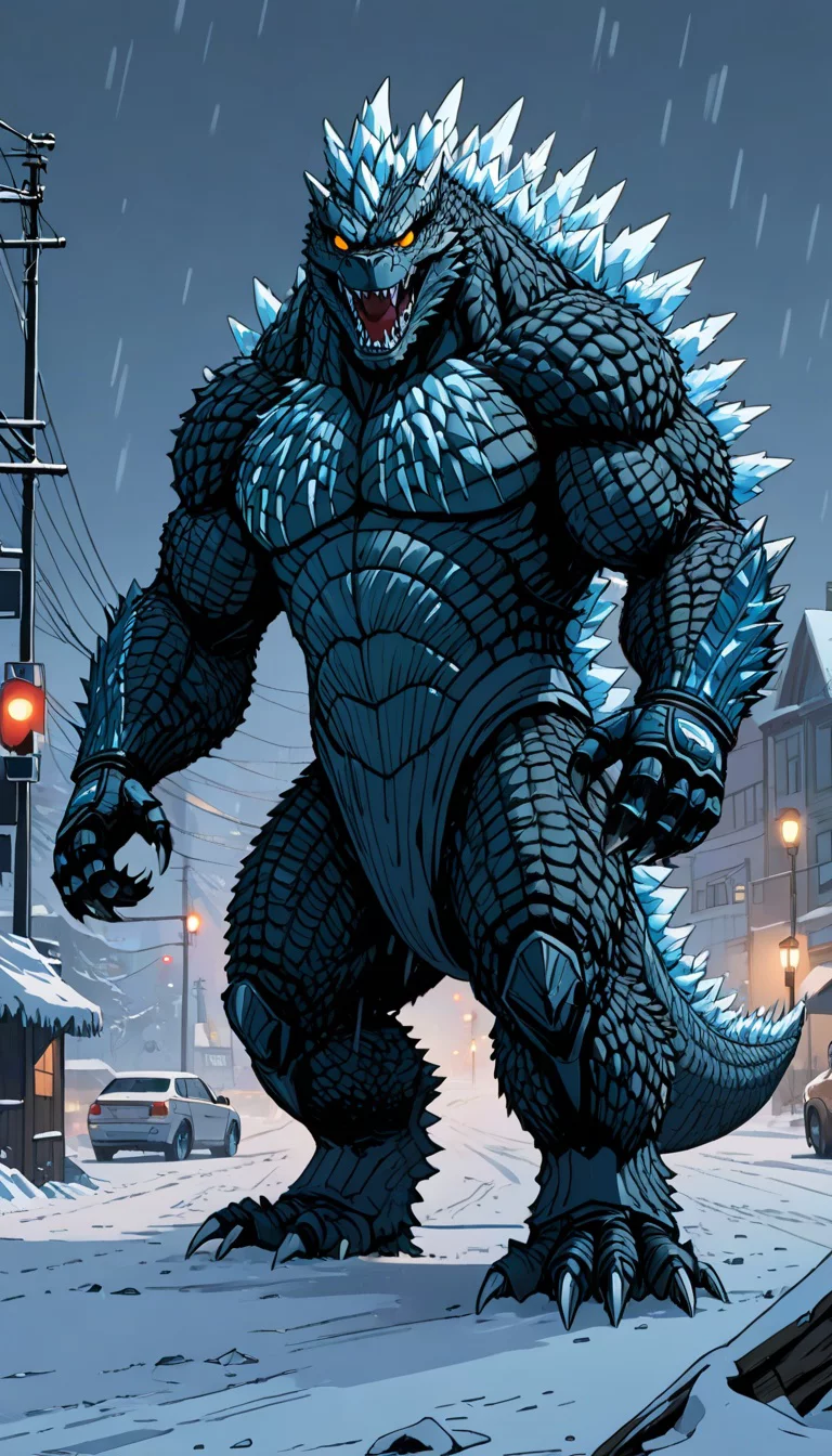 Chat with AI character: Snow Godzilla